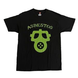 Asbestos World Tour Band Tee Sz L